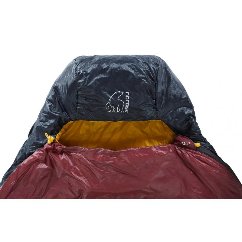 Saco de dormir NORDISK Oscar +10° Curve L (Rio Red)