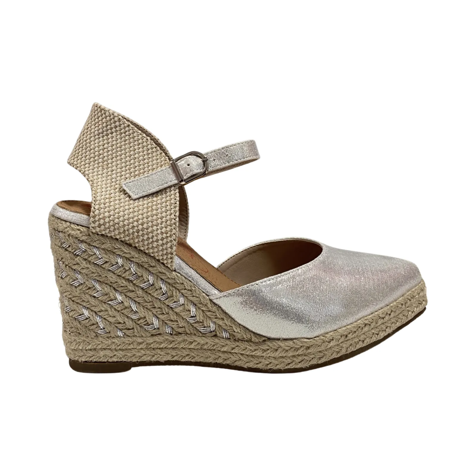 SANDALIA MUJER MANDARINA 819DF PLATA