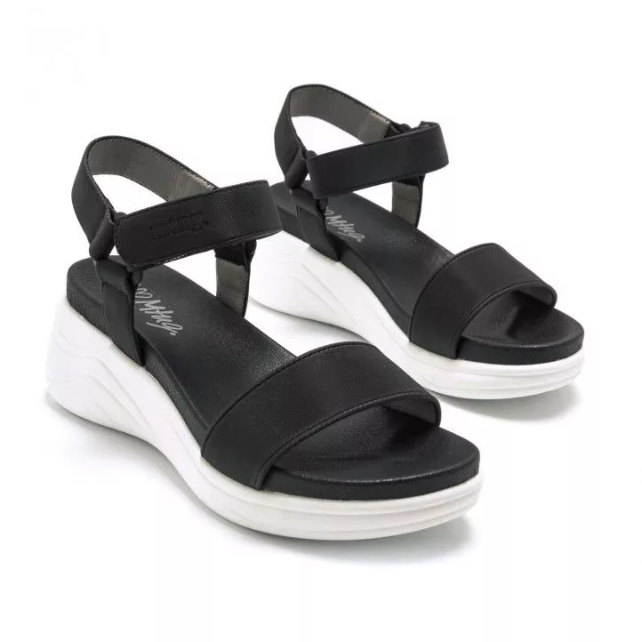 Sandalias plataformas Mustang sym estilo retro