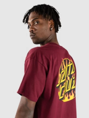 Santa Cruz X Thrasher Flame Dot Camiseta