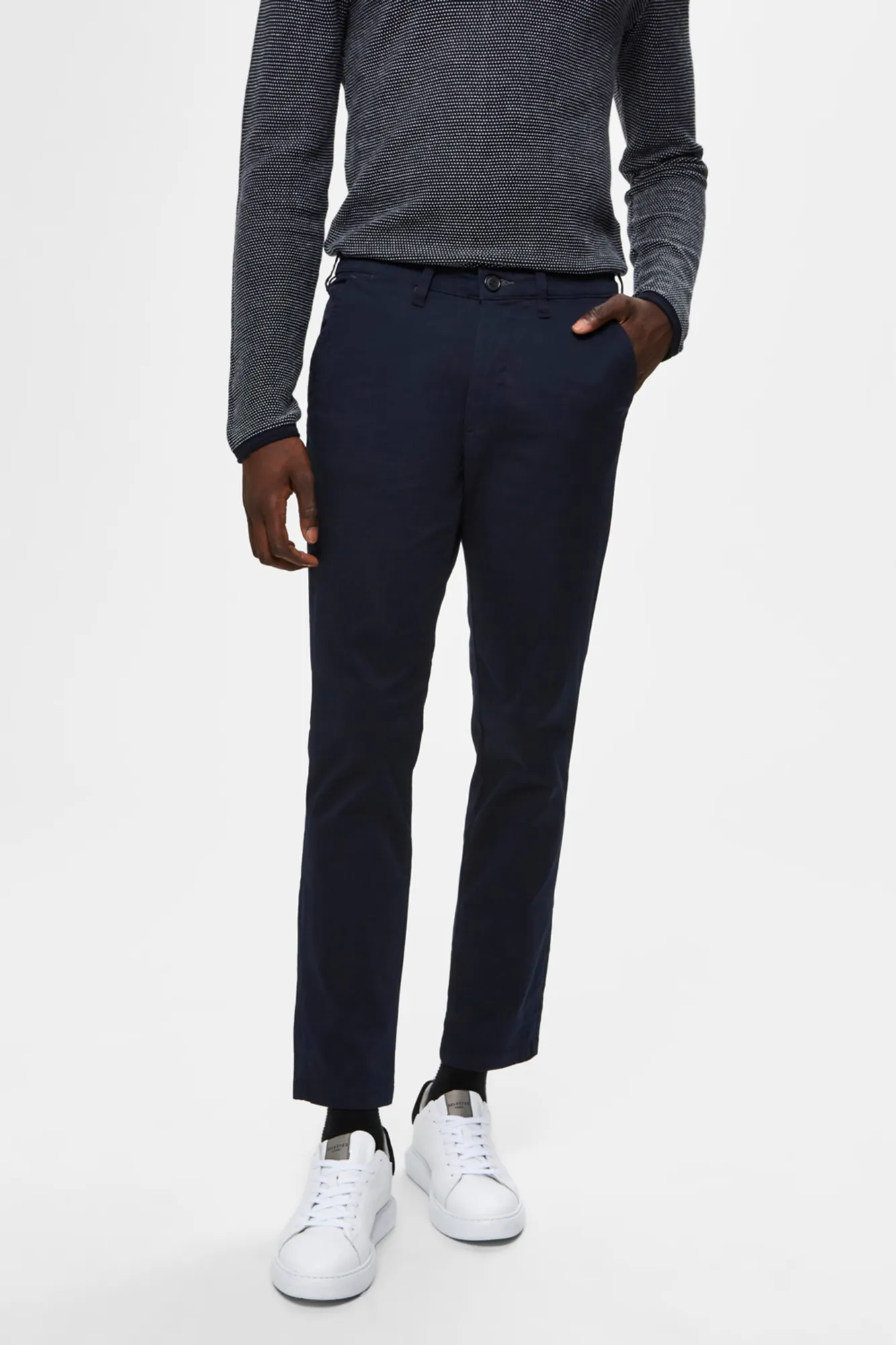Selected Pantalón chino largo Slim Fit