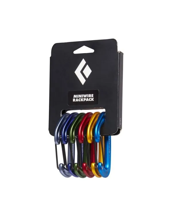 SET MOSQUETONES BLACK DIAMOND MINIWIRE RACKPACK