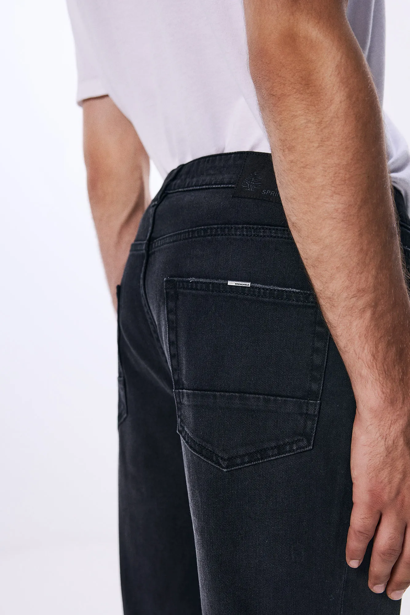 Springfield Jeans regular fit negro