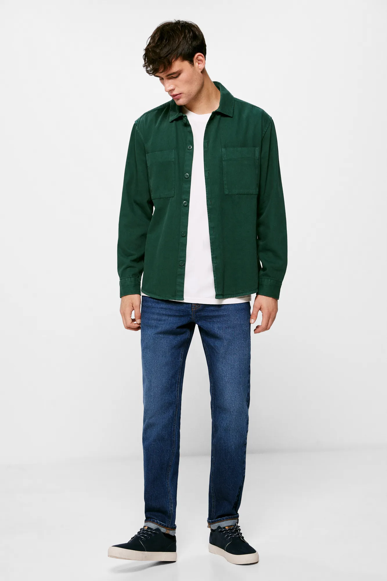 Springfield Jeans slim lavado medio oscuro
