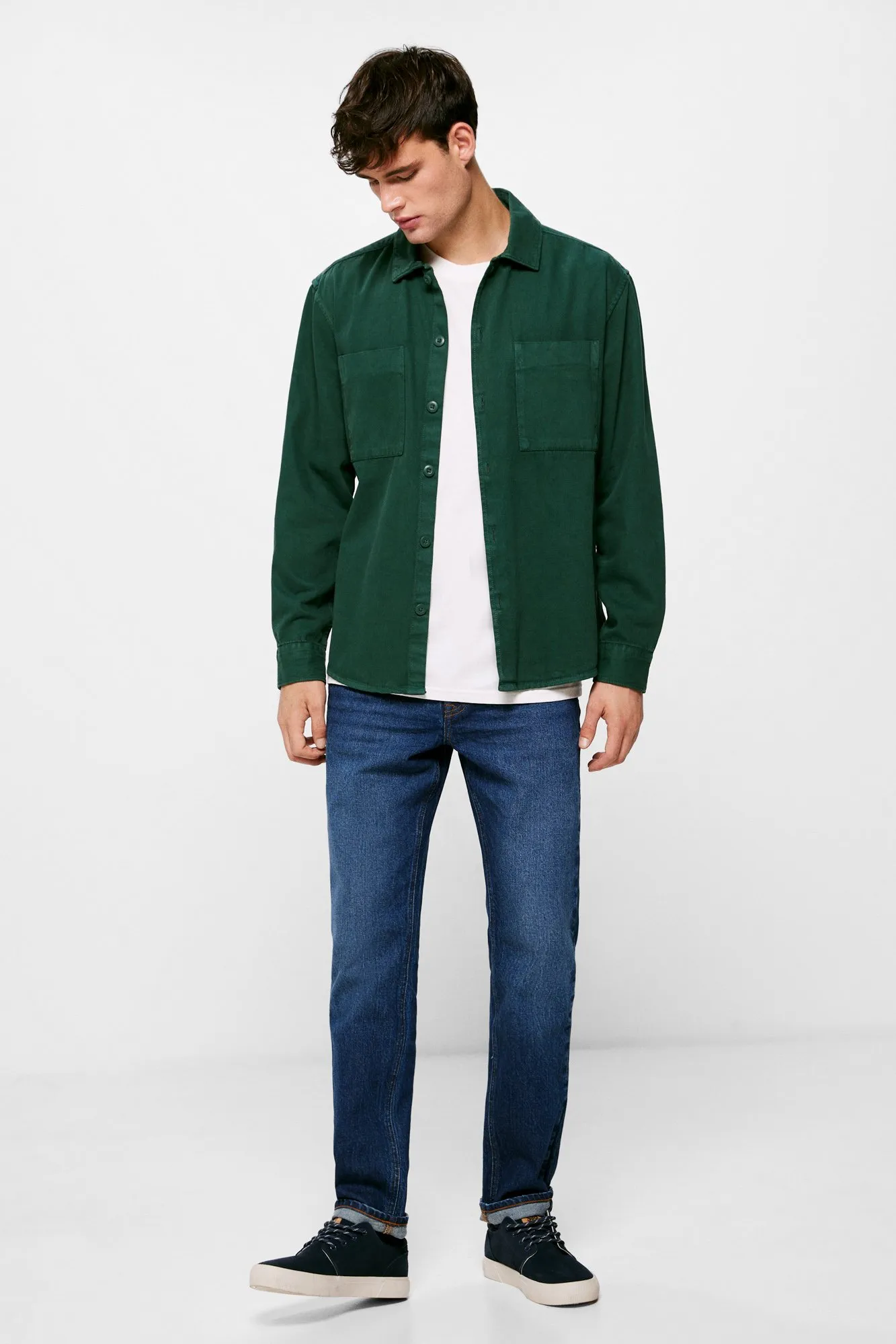 Springfield Jeans slim lavado medio oscuro