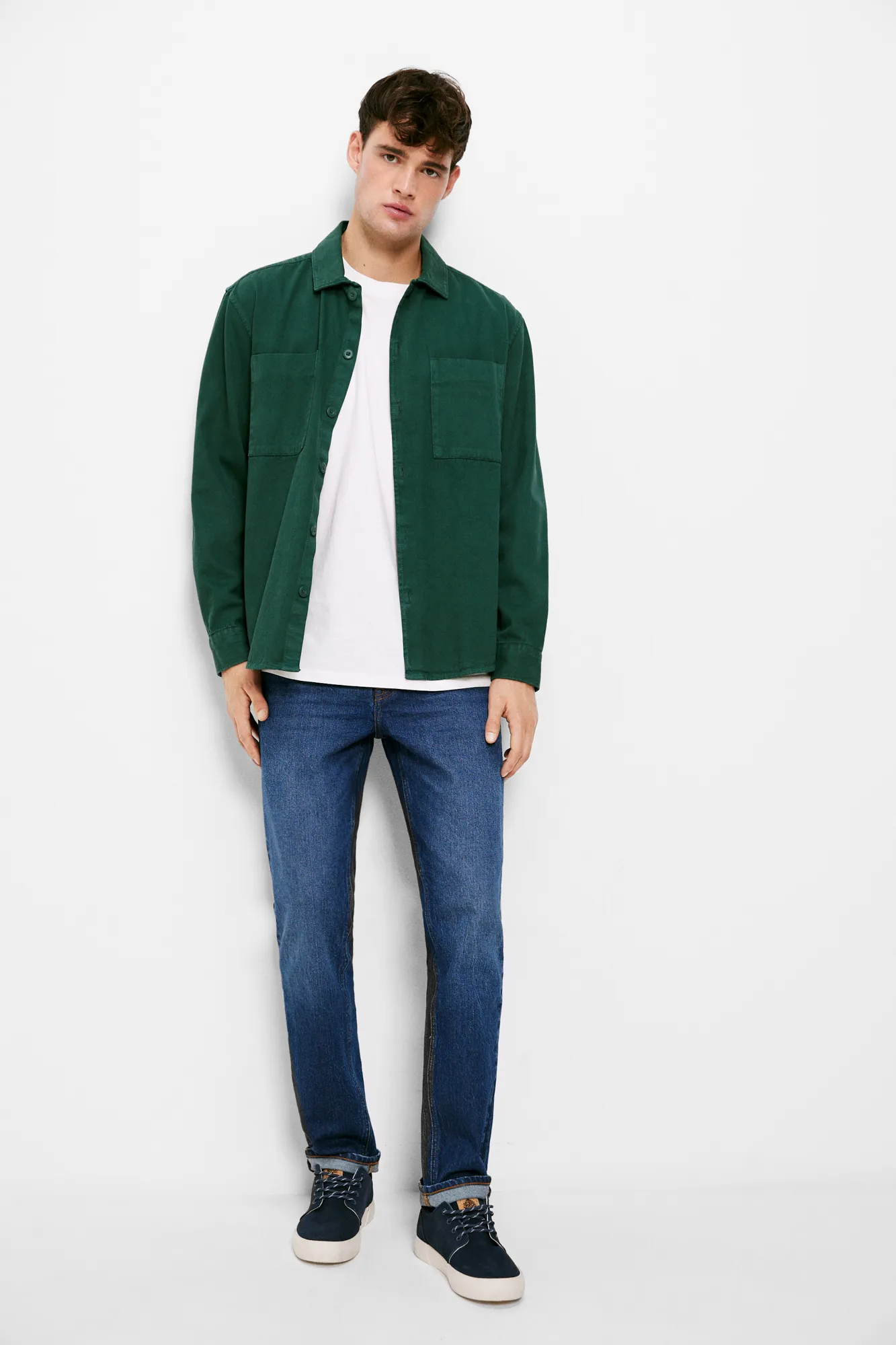Springfield Jeans slim lavado medio oscuro