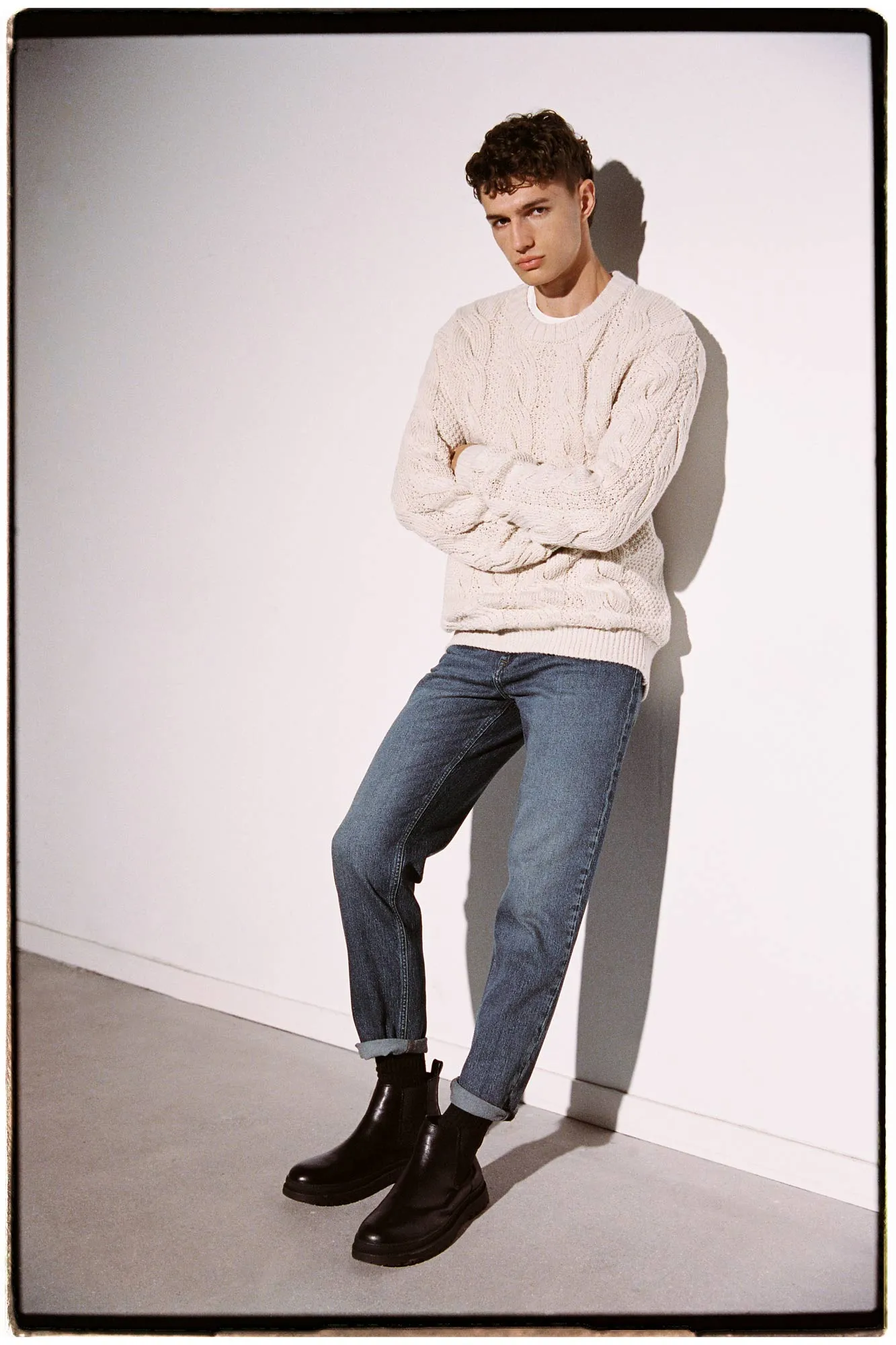 Springfield Jeans slim straight lavado oscuro