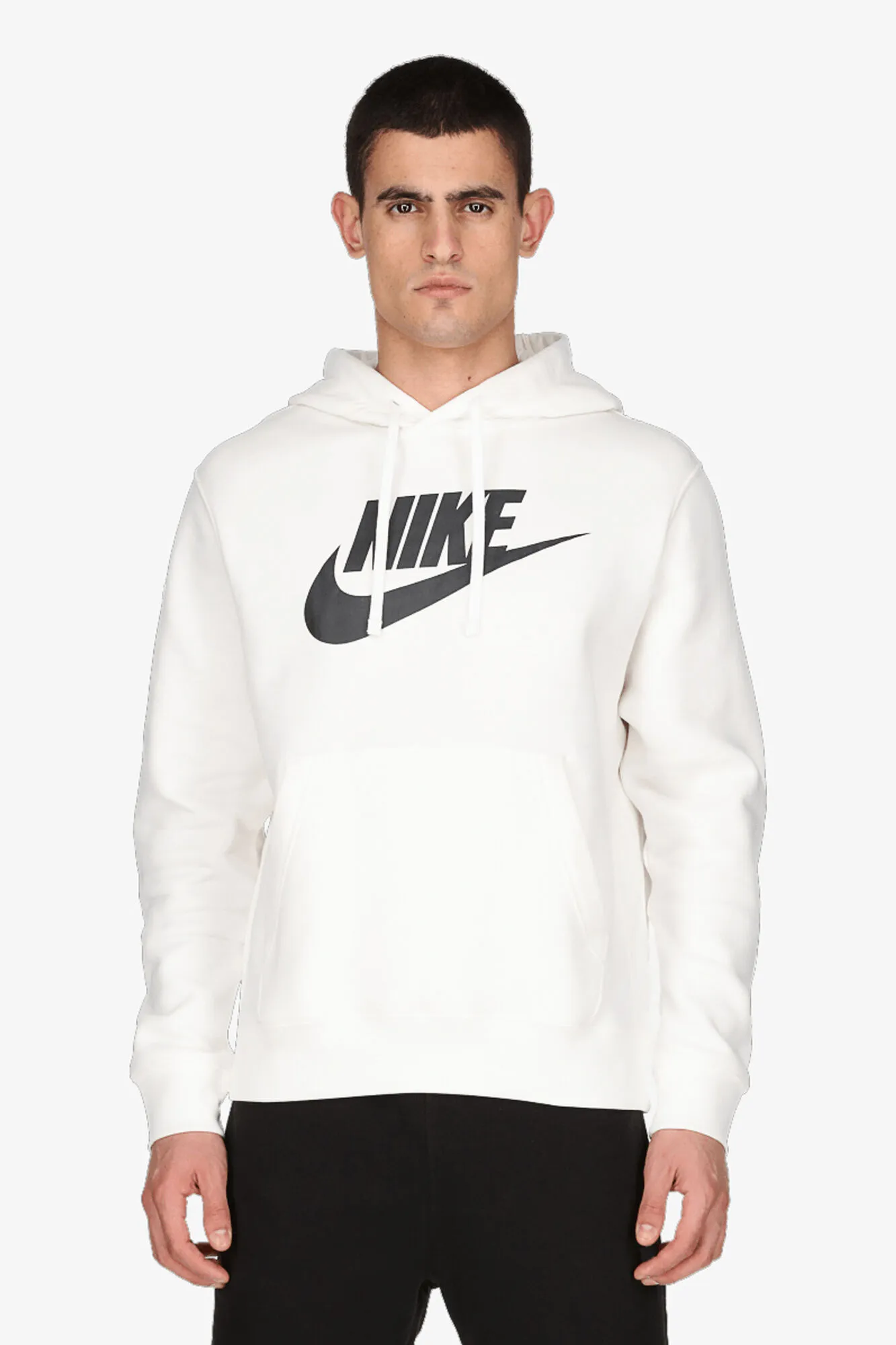 Sudadera blanca con capucha Nike