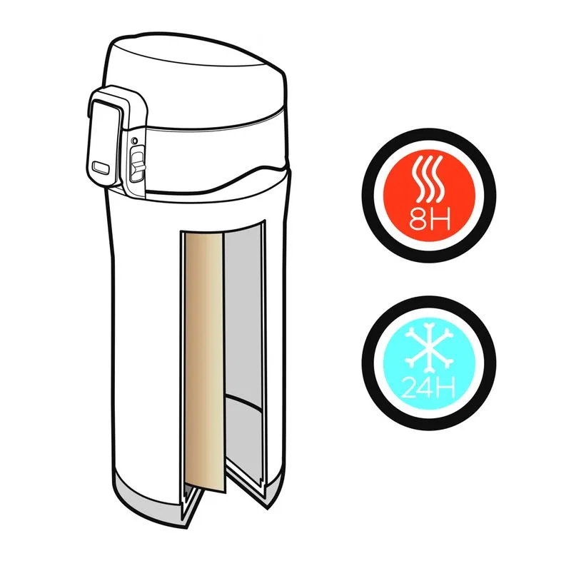 Taza termo con logo al vacío Elite