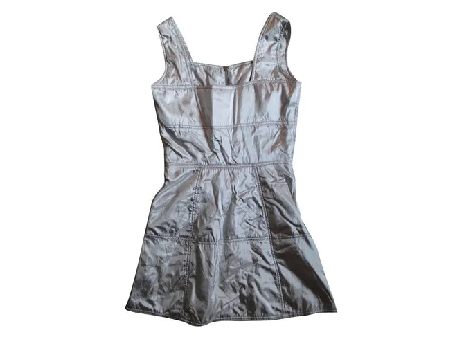 Thierry Mugler Vestido Plata 