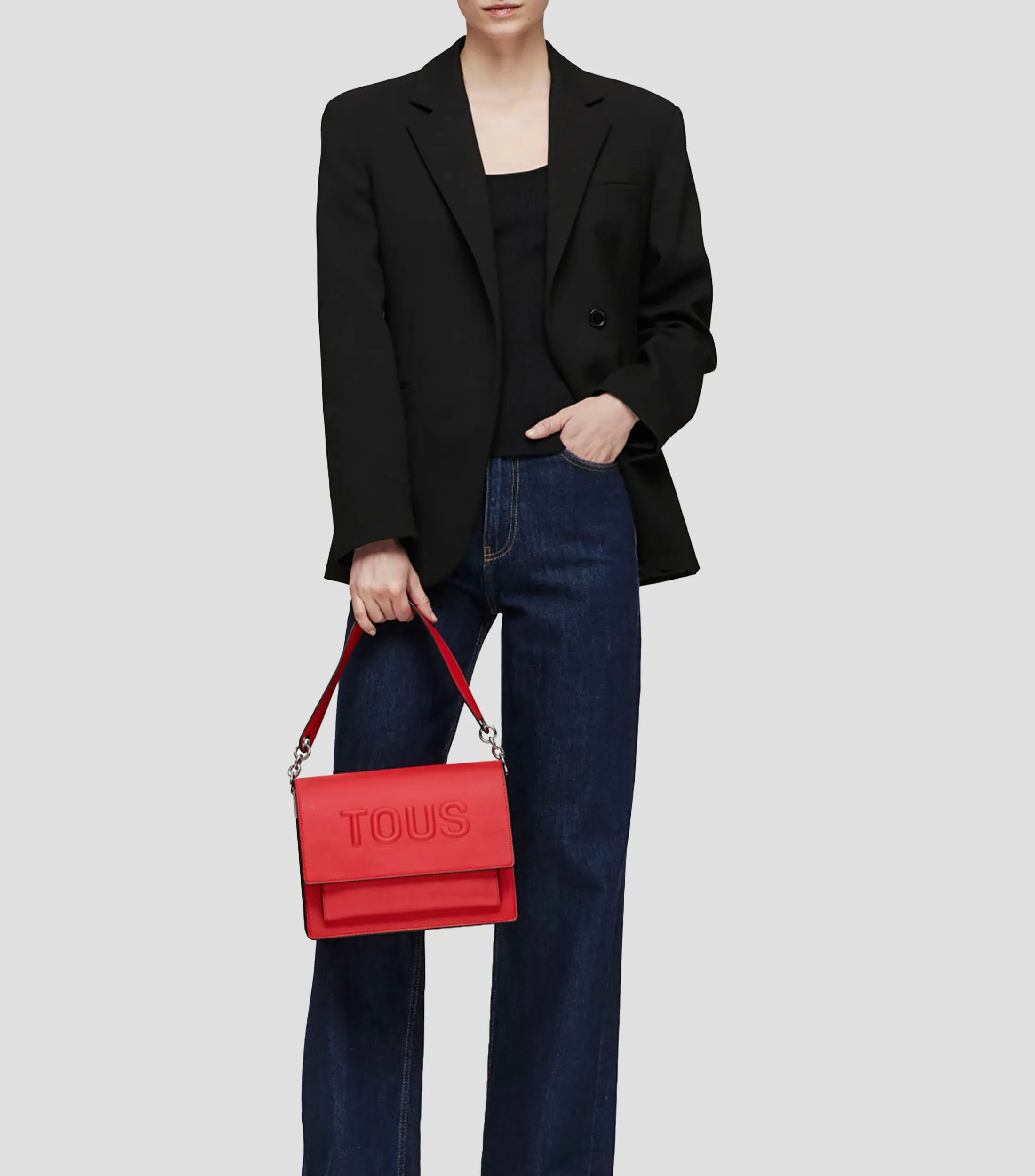 Tous Bolso crossbody mediano Audree rojo Brenda Mujer