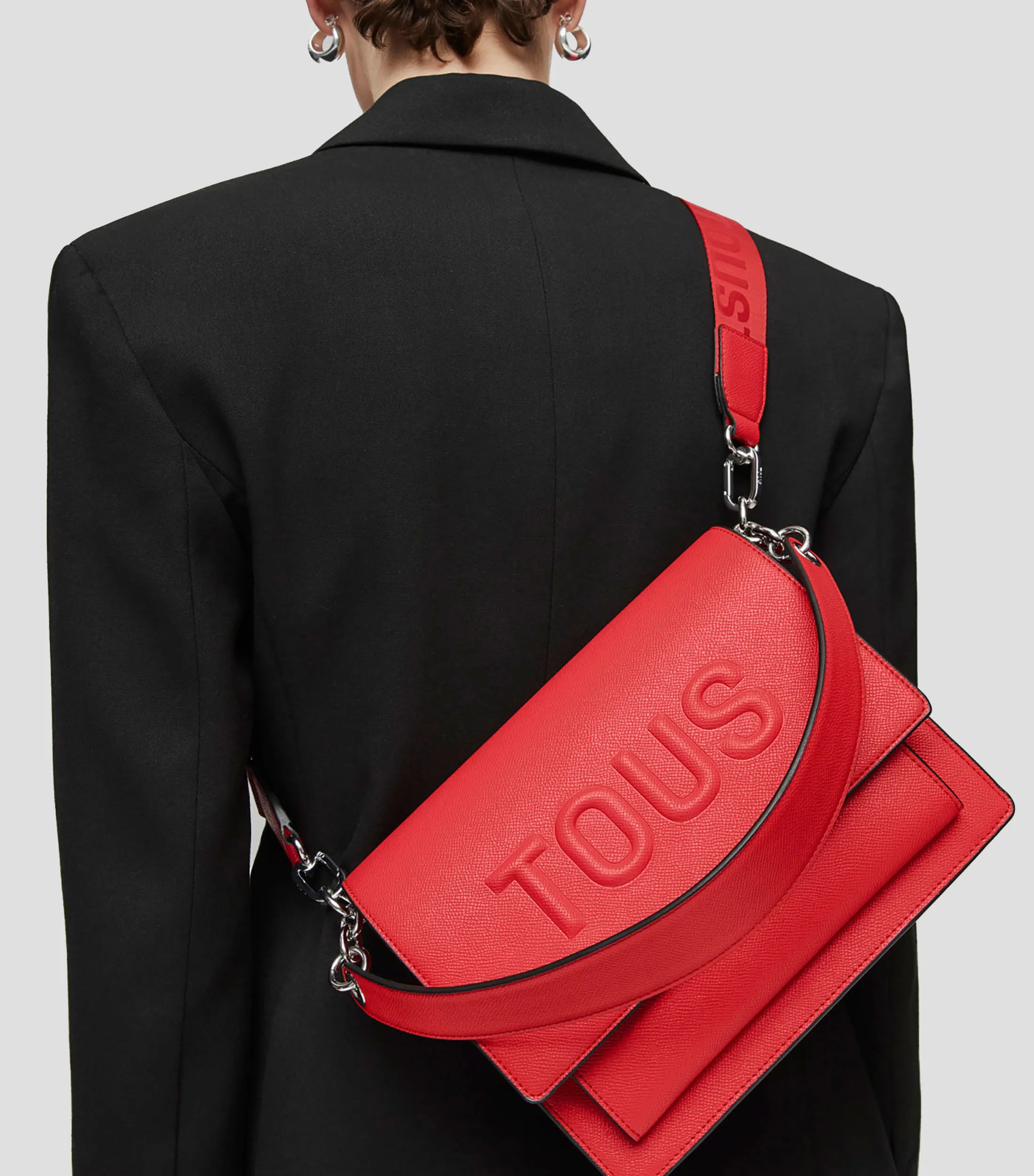 Tous Bolso crossbody mediano Audree rojo Brenda Mujer