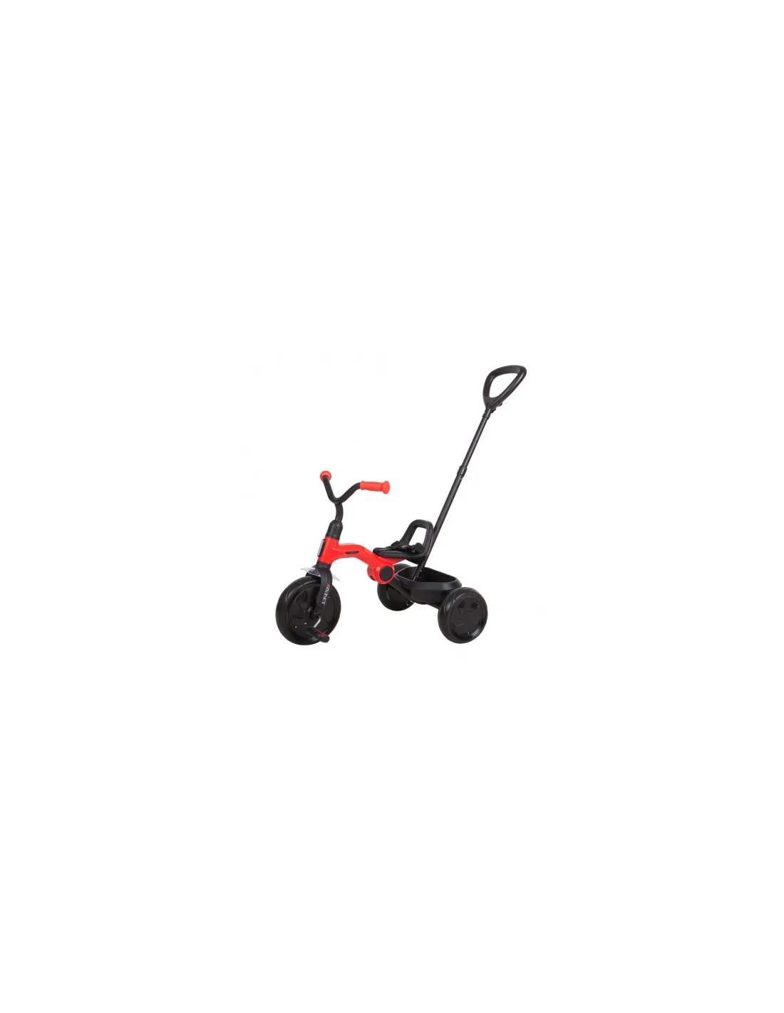 Triciclo Qplay plegable Ant Plus con barra rojo