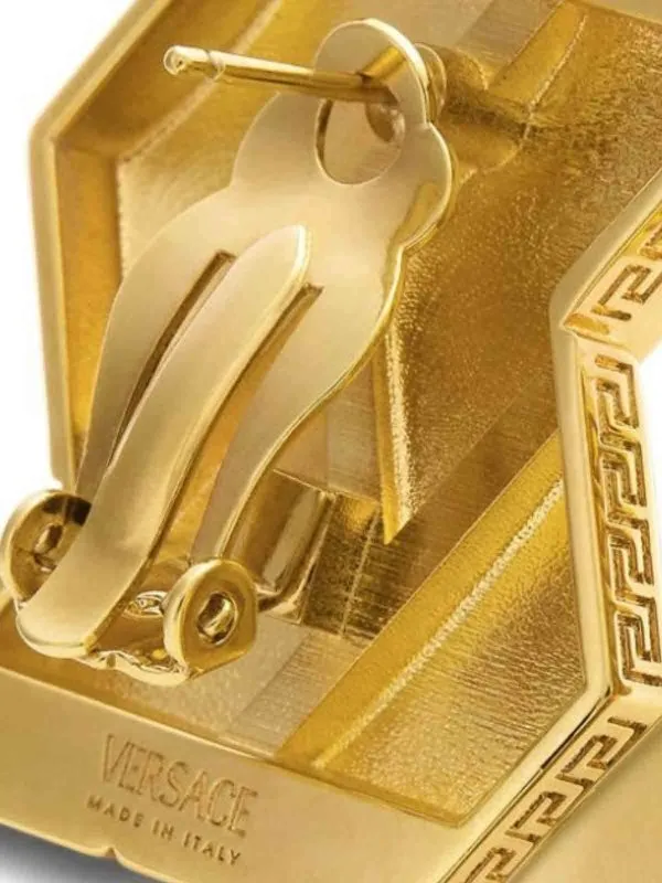 VERSACE PENDIENTES  PLATA