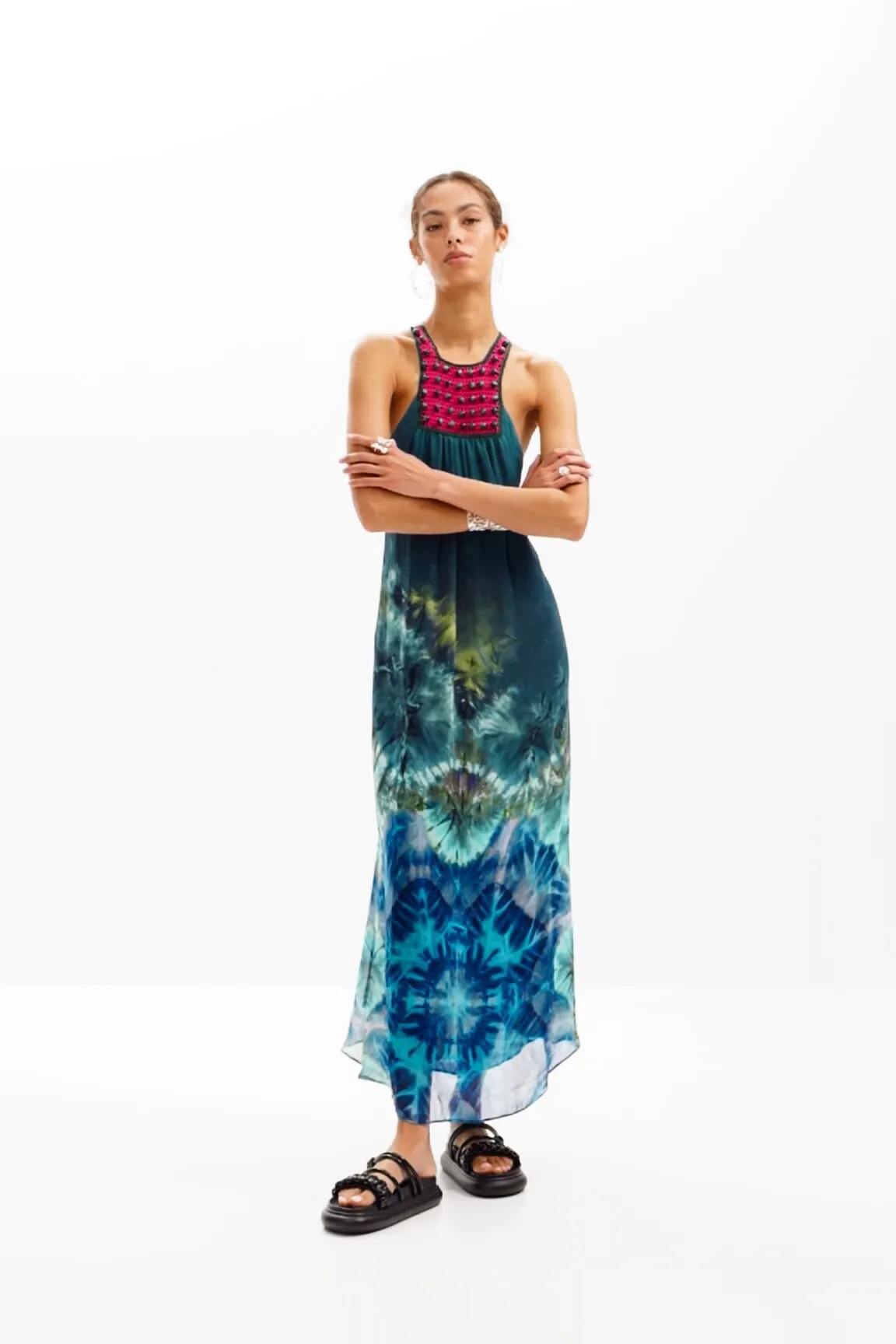VESTIT LLARG ARTY TIEDYE