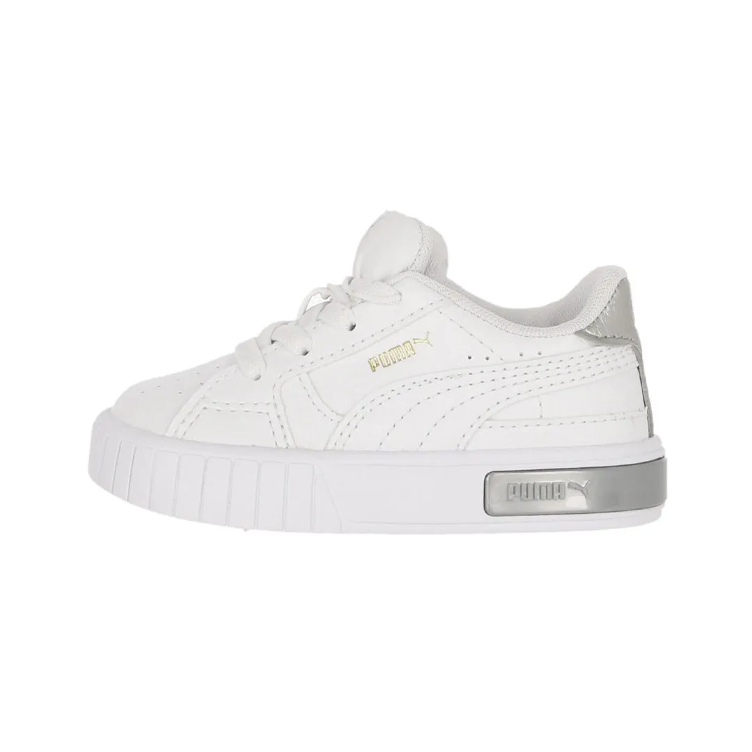Zapatilla Puma Bebu00e9 Cali Star Metallic White
