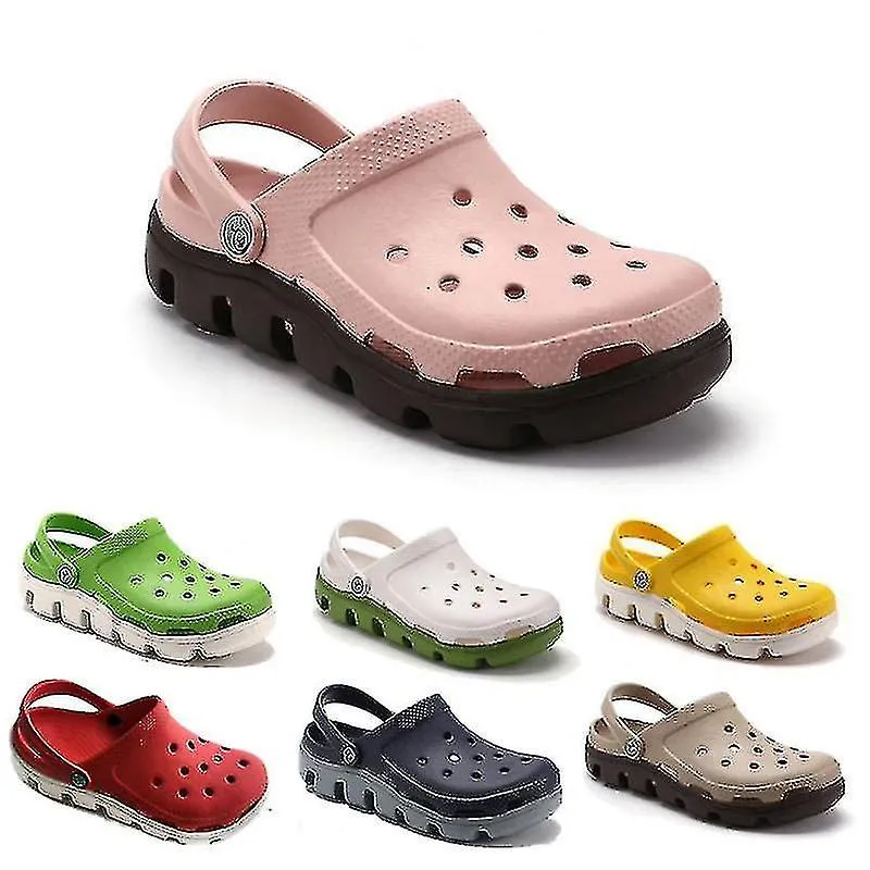 Zapatillas clásicas unisex Crocs Sandalias de playa de verano Zuecos Zapatos sin cordones