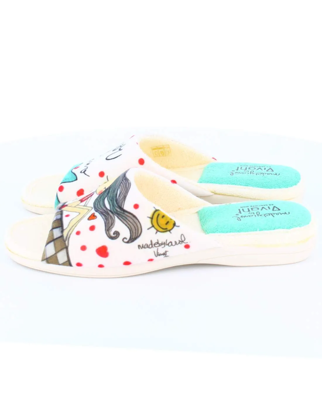 Zapatillas de Casa "Amor de verano" Bahía Blanco