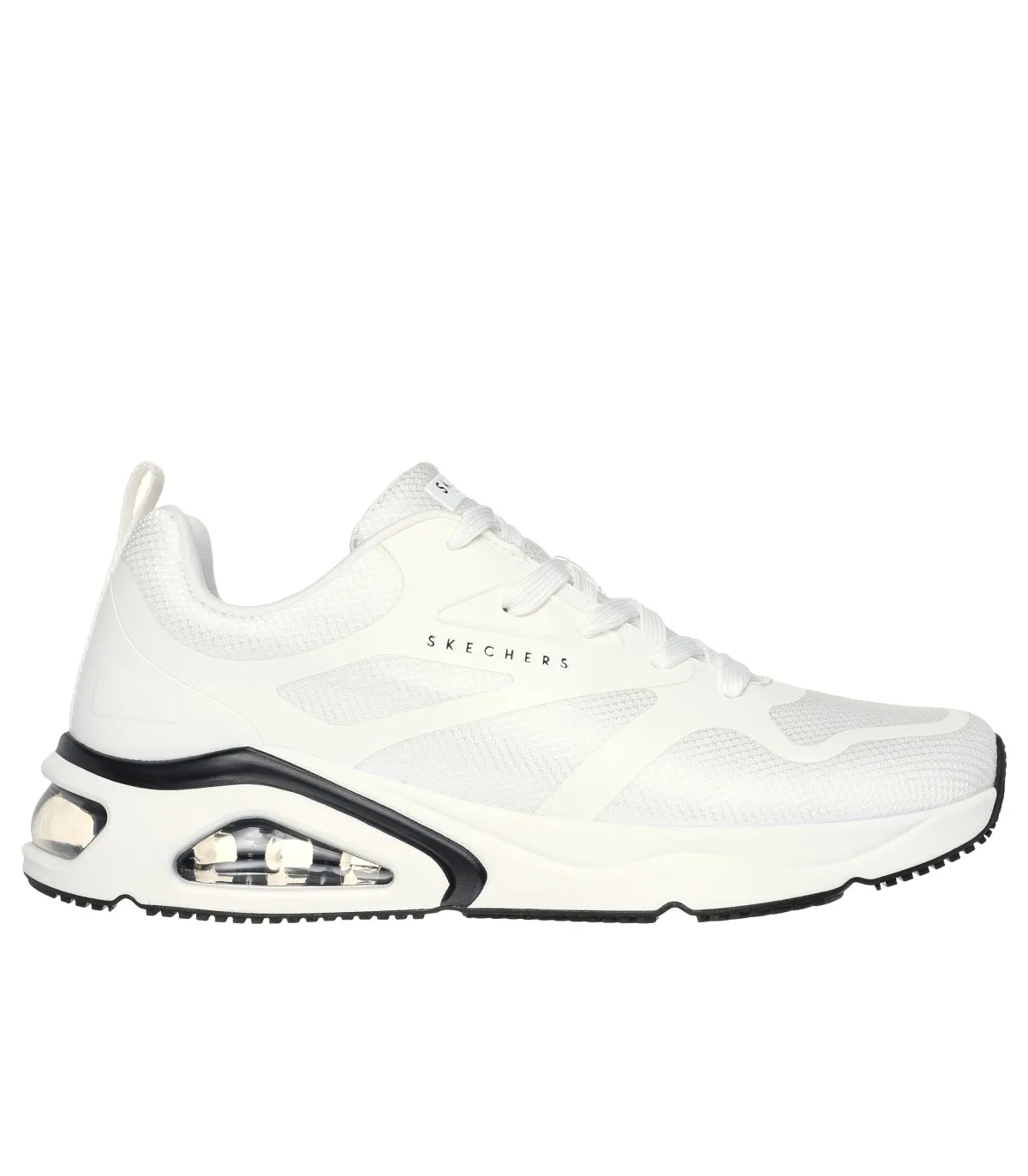 ZAPATILLAS ESTILO RETRO PARA CABALLERO SKECHERS TRESAIR UNO  REVOLUTIONAIRY BLANCO