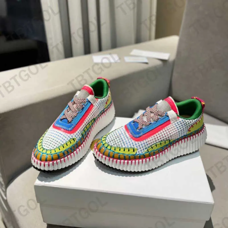 Zapatillas Nama de diseño ecológico, zapatos informales para mujer, zapatillas deportivas de lujo de malla cosidas a mano, zapat