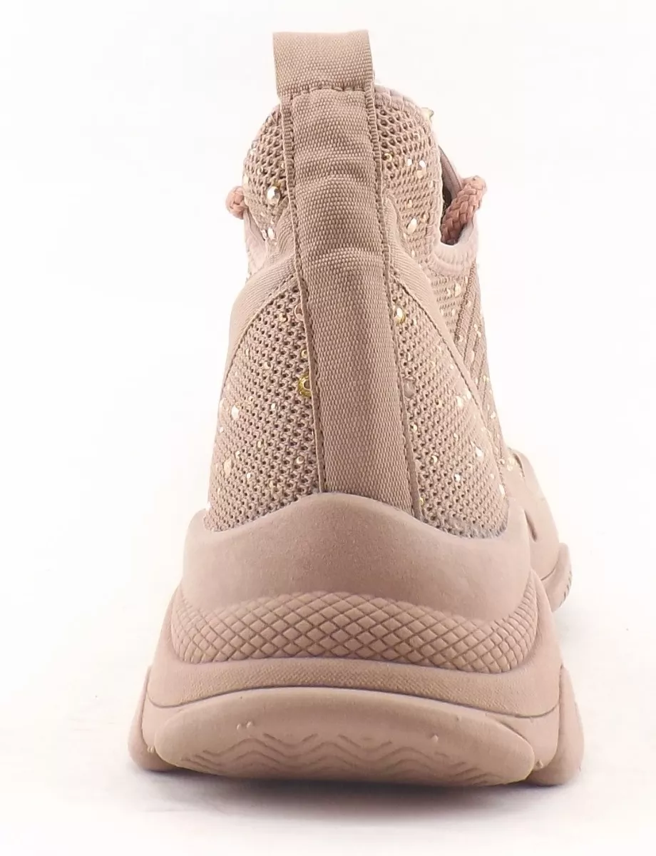 Zapatillas Plataforma Elastizada Dama Mujer Alta 5800 Carg