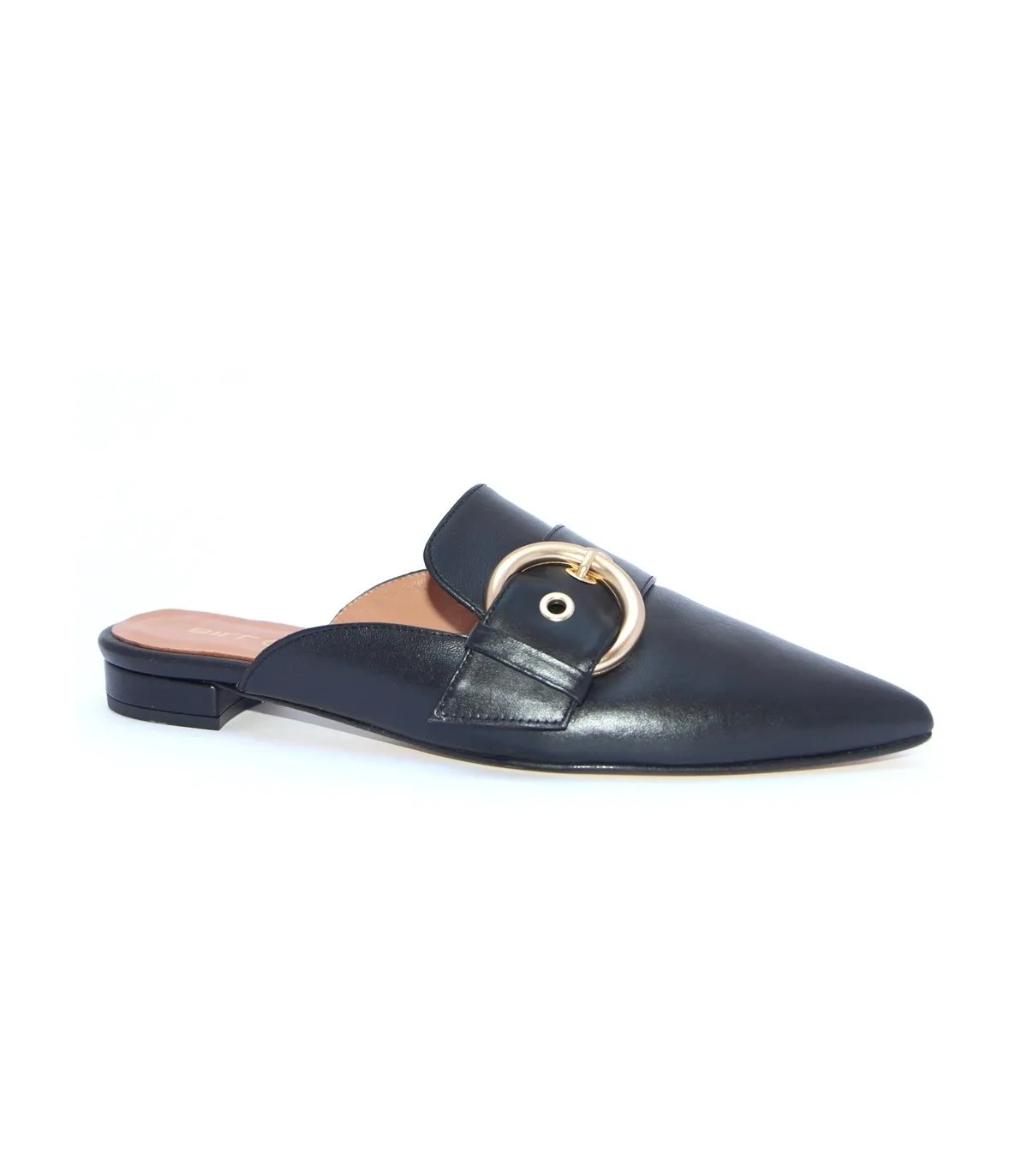 Zapato con hebilla estilo mule