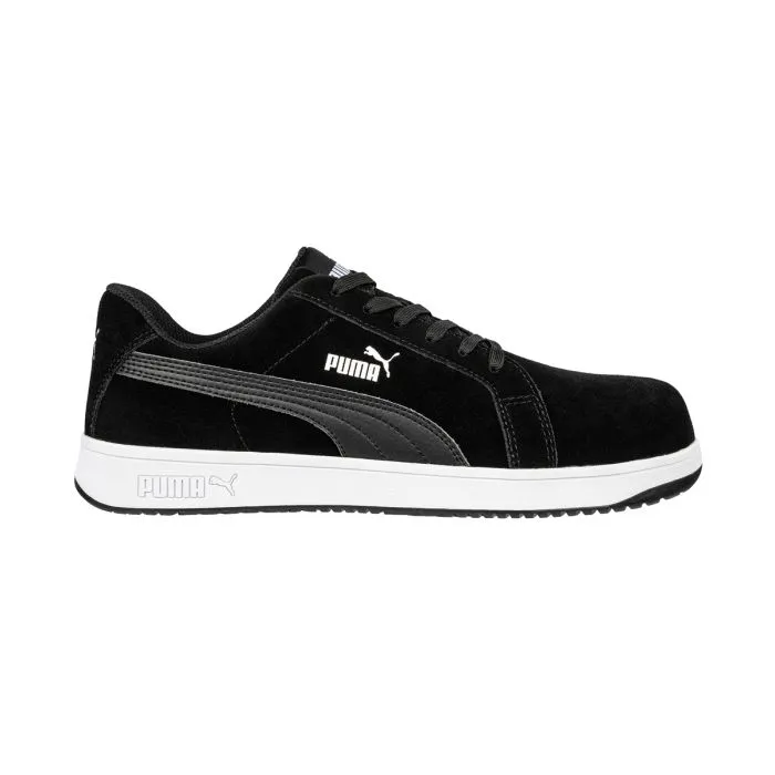Zapatos de seguridad Puma Iconic Suede Black Low S1PL ESD FO HRO SR