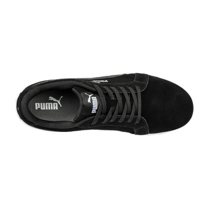 Zapatos de seguridad Puma Iconic Suede Black Low S1PL ESD FO HRO SR