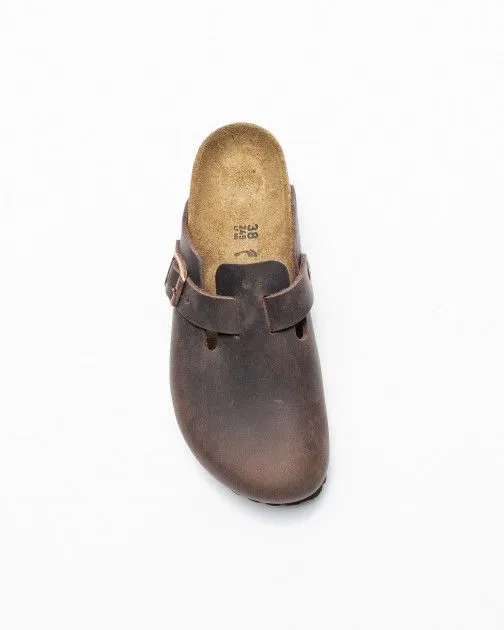 Zuecos Birkenstock Boston BS Marrón
